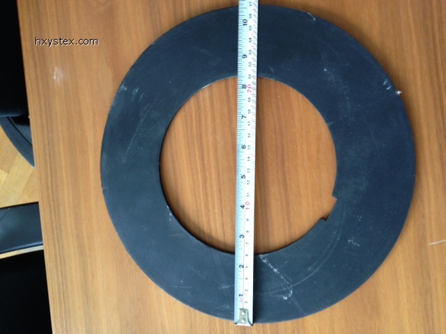 gasket-rubber disc for warp beam